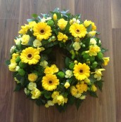 Yellow And Green Wreath